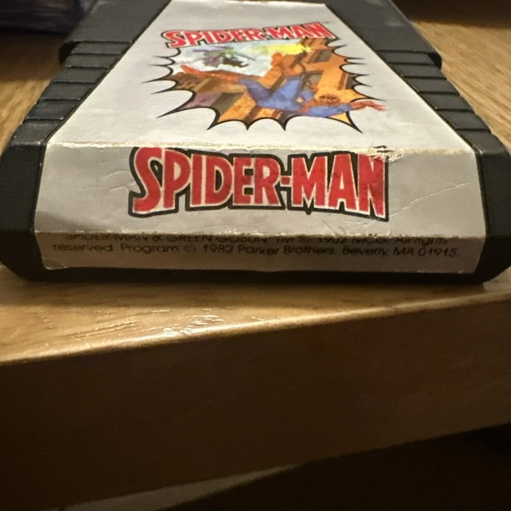 Spider-Man Atari 2600 Video Game Cartridge Parker Brothers 1982 NTSC-U/C